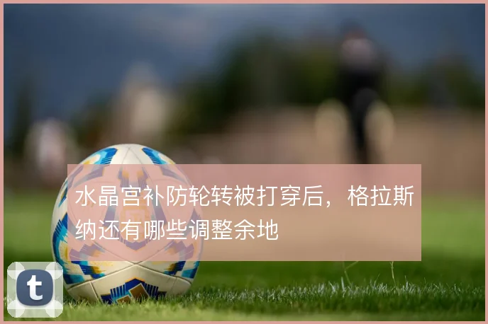 水晶宫补防轮转被打穿后，格拉斯纳还有哪些调整余地