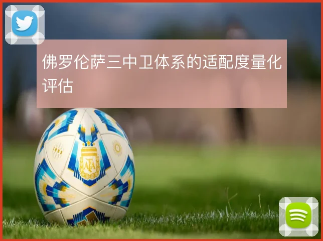 佛罗伦萨三中卫体系的适配度量化评估