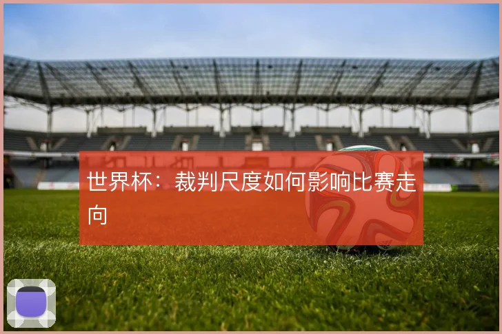 世界杯：裁判尺度如何影响比赛走向
